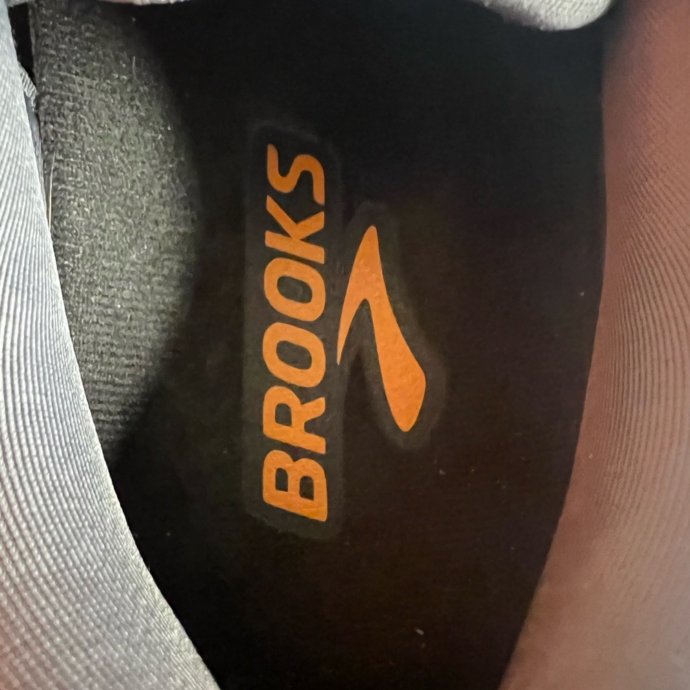 Brooks Women's Black Running Shoes with Pink and Yellow Accents - Picture 8 of 10
